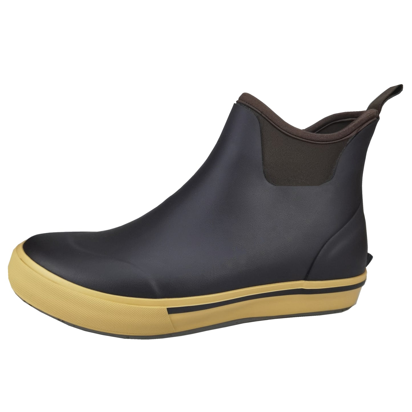 SYLPHID Ankle Deck Boots for Men Waterproof Brown
