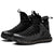 SYLPHID Men's Steel Toe Shoes Air Cushion Black